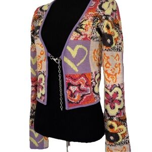 The Ragged Priest Cute Goth Statement Sweater Cardigan